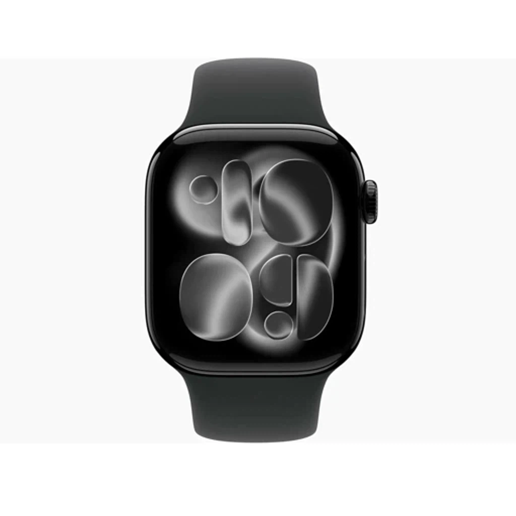 Умные часы Apple Watch Series 11 GPS 42mm Jet Black Aluminum Case with Black Sport Band - S/M (MEQT4)